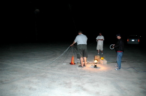 Getting the Balloon Vertical Ready